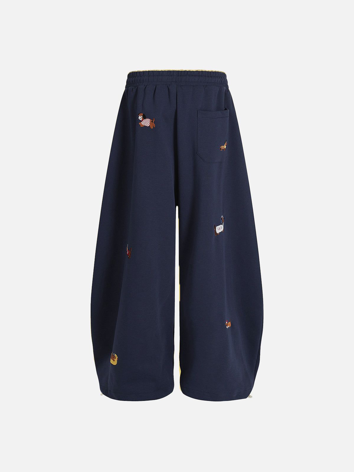 Aelfric Eden Embroidery Dog Baggy Barrel Sweatpants