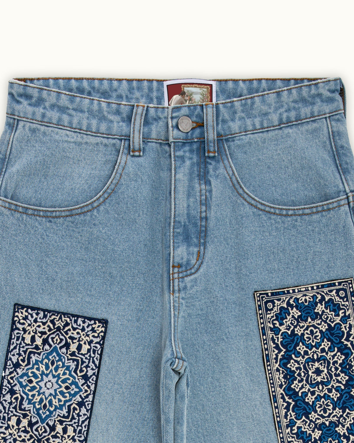 Rug Patchwork Denim