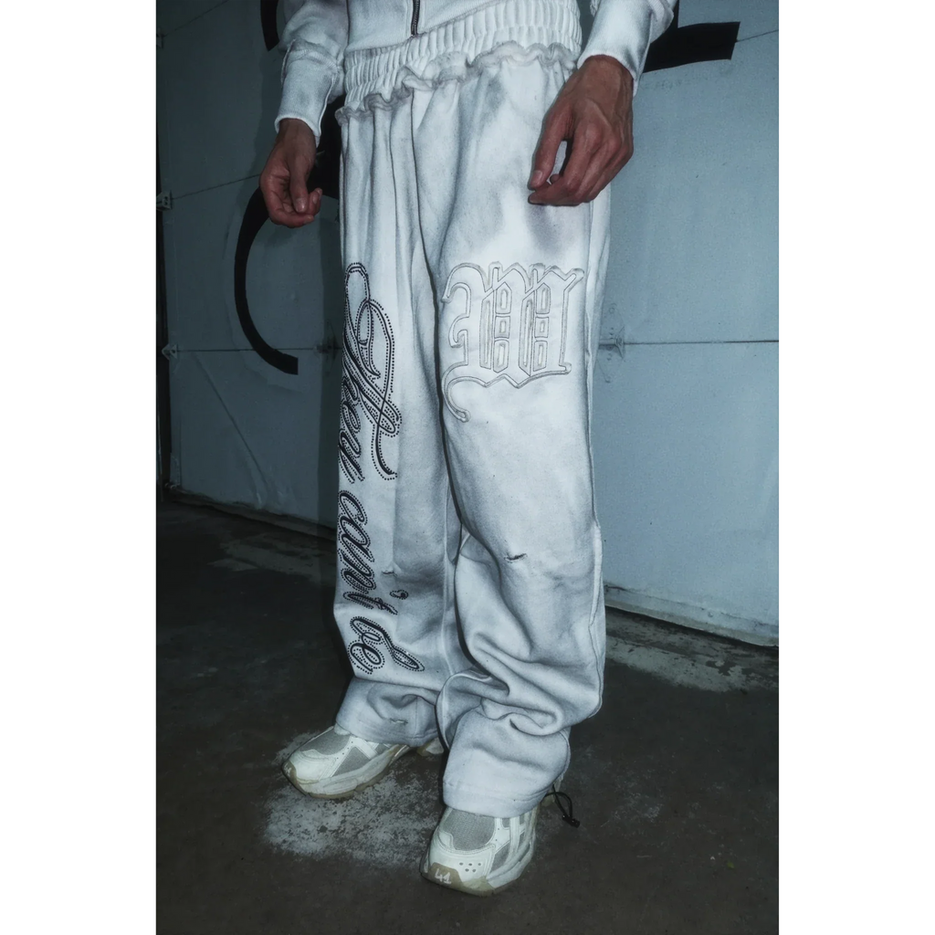 "DIRTY SNOW" CRYSTALIZED SWEATSUIT