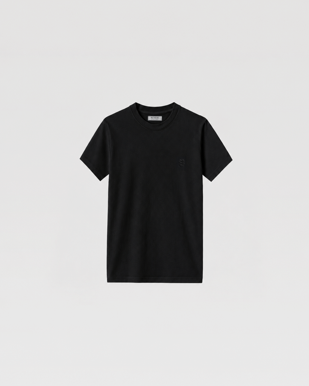 SU SLIM FIT T-SHIRT - BLACK