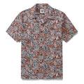 Hawaiian Shirt For Men Tiki Totem Vintage Shirt Camp Collar 100% Cotton