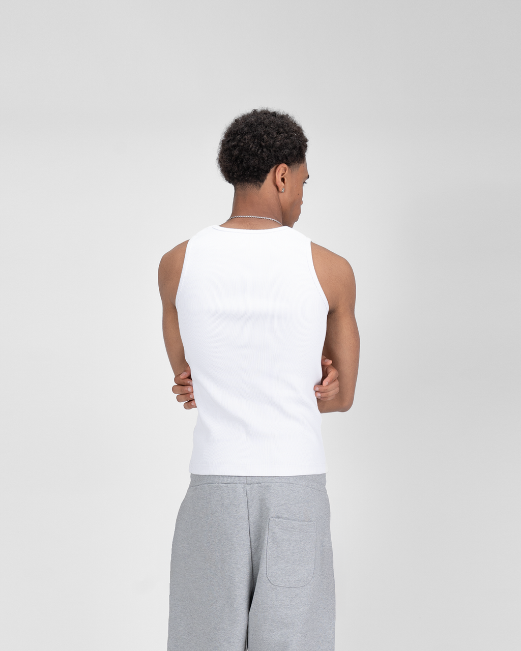 SU HEAVY RIB TANK TOP - WHITE