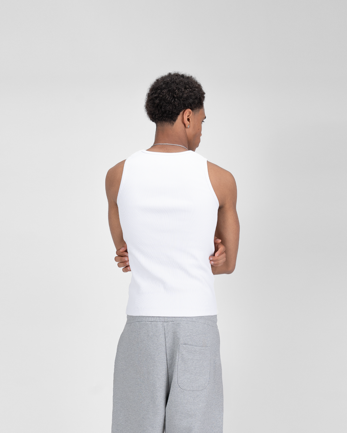 SU HEAVY RIB TANK TOP - WHITE