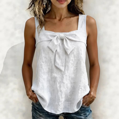 Women's Square-Neck Wide-Strap Sleeveless Tank Top