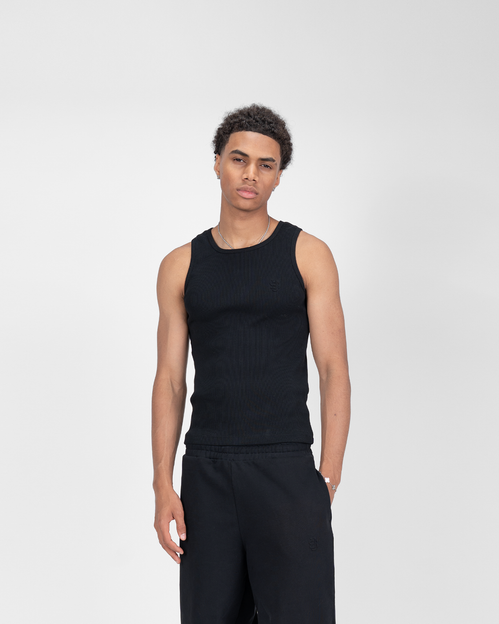 SU HEAVY RIB TANK TOP - WHITE
