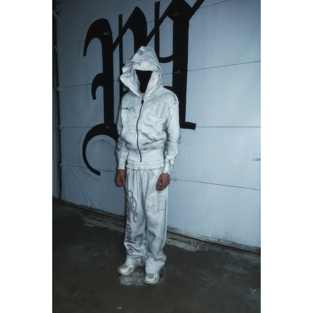"DIRTY SNOW" CRYSTALIZED SWEATSUIT