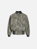 Aelfric Eden Leopard Bomber Jacket