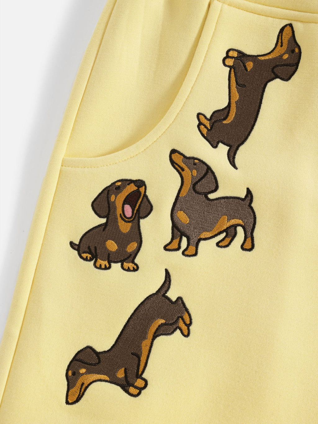 Aelfric Eden Dachshund Double Waist Baggy Sweatpants