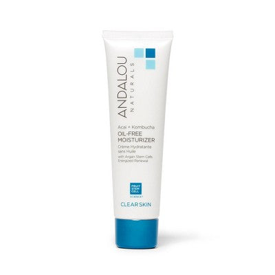 Andalou Naturals Clear Skin Acai + Kombucha Oil-Free Moisturizer 2.1 fl oz - New