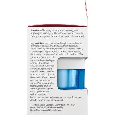 Hada Labo Tokyo Anti-Aging Overnight Treatment Hyaluronic Acid Night Cream 1.76oz - New