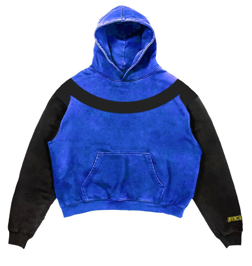 New hooded shirt Japanese men's high street loose top