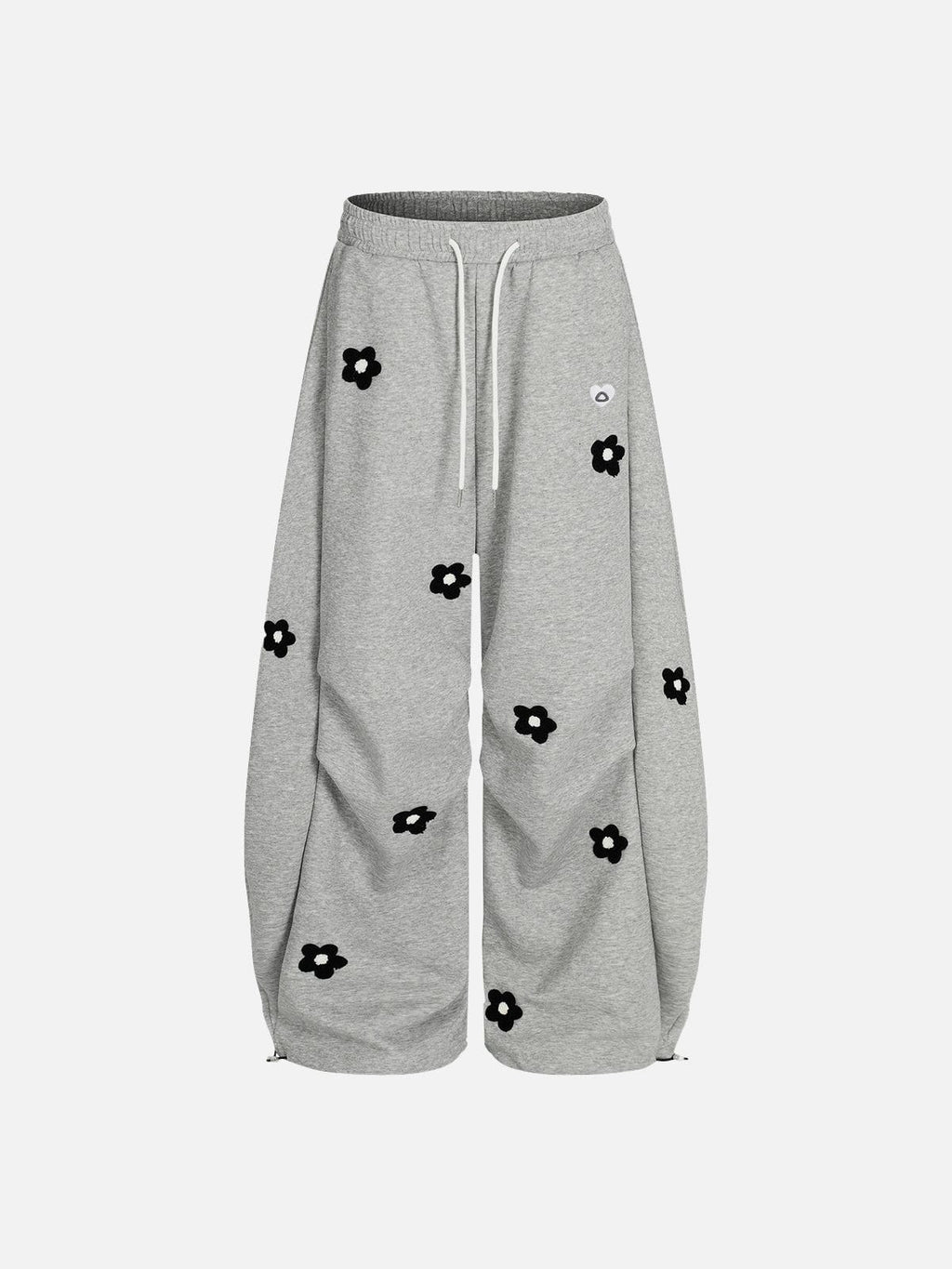 Aelfric Eden Floral Embroidery Baggy Barrel Sweatpants