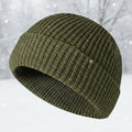 Unisex Winter Reflective Beanie – High Visibility Noctilucent Knit Hat