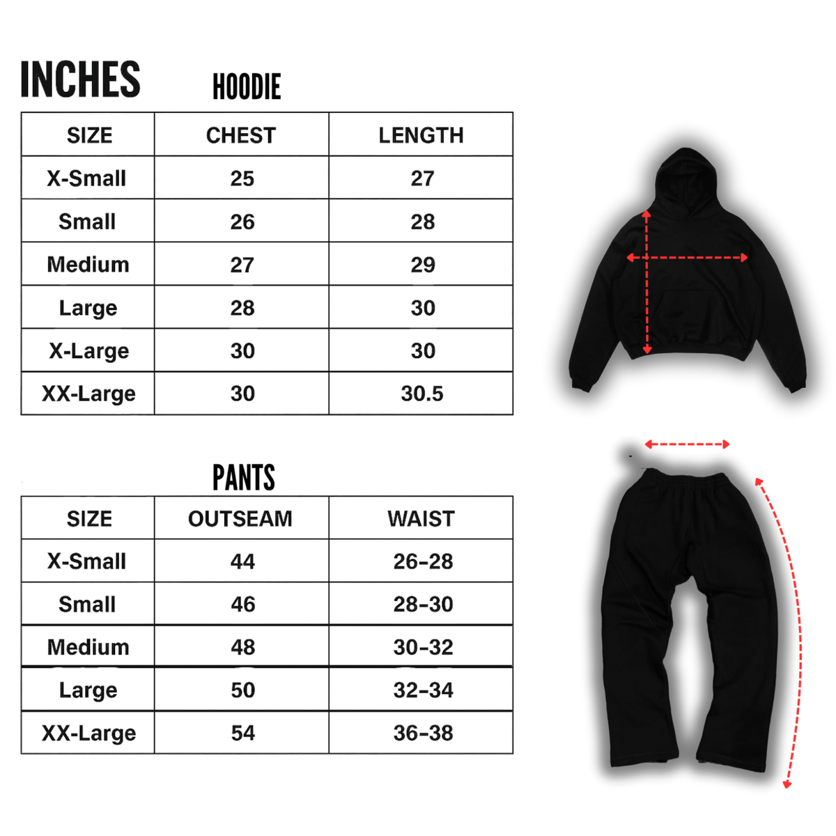 "FROSTBITE" HIDDEN SINS SWEATSUIT