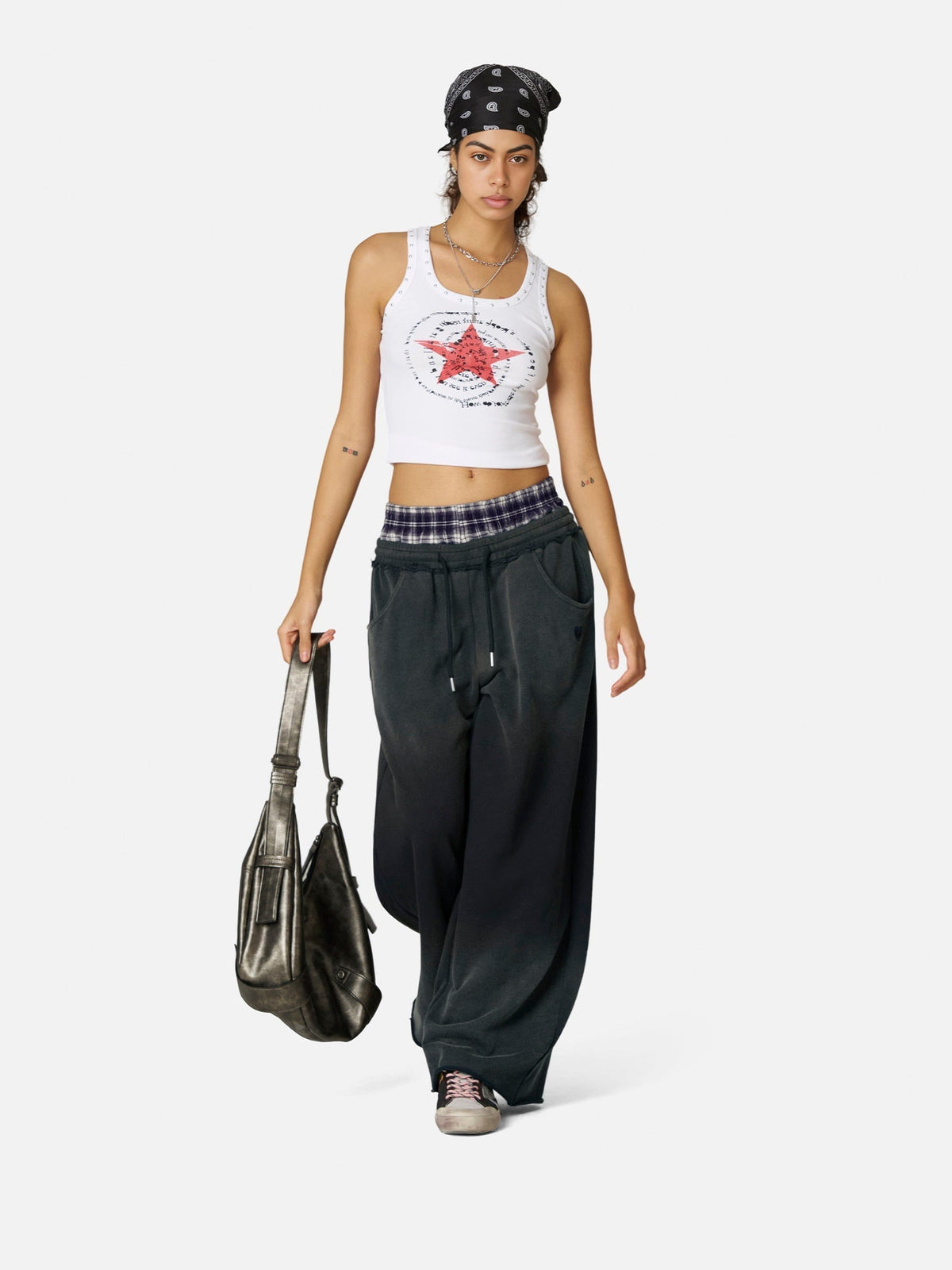 Aelfric Eden Double Waist Vintage Baggy Sweatpants