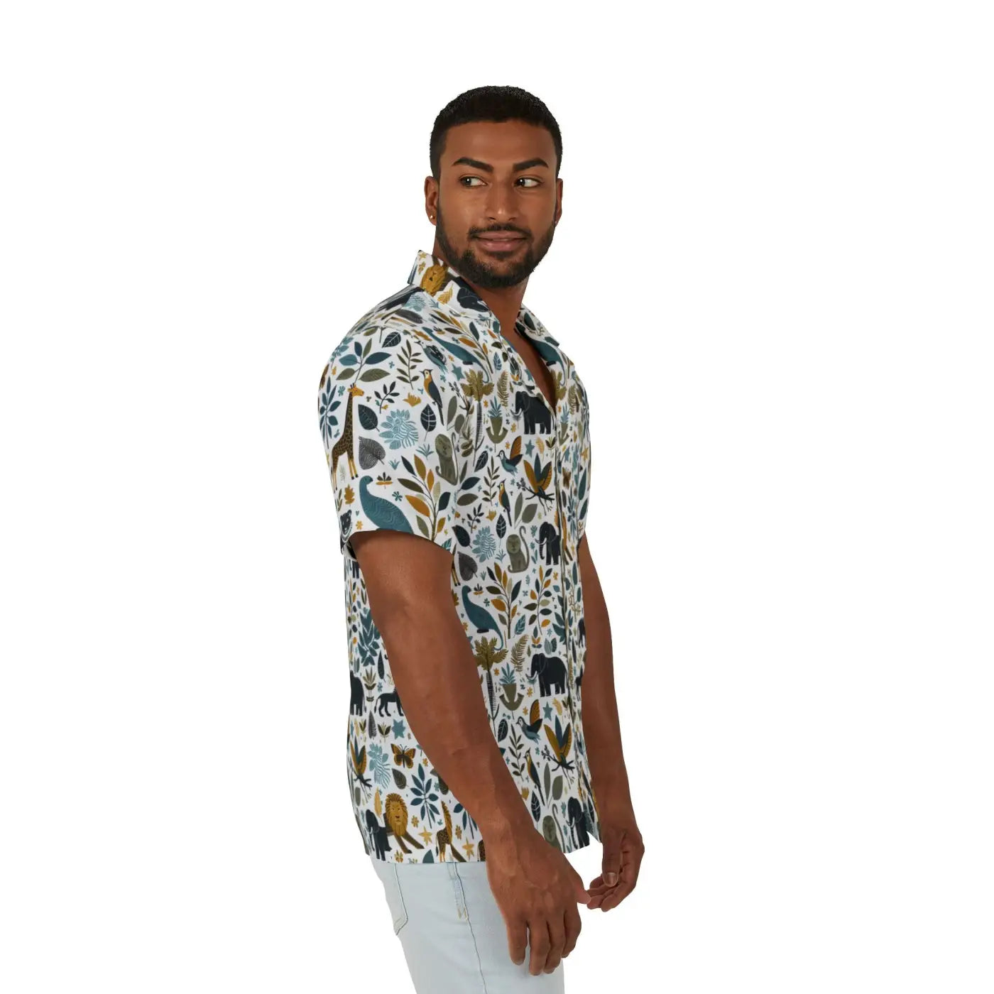 Hawaiian Camp Shirt – Bold Nature Prints - Dipaliz