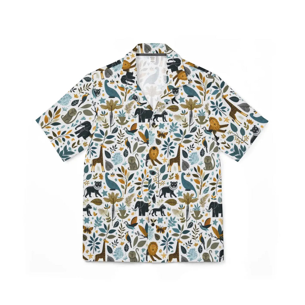 Hawaiian Camp Shirt – Bold Nature Prints - Dipaliz