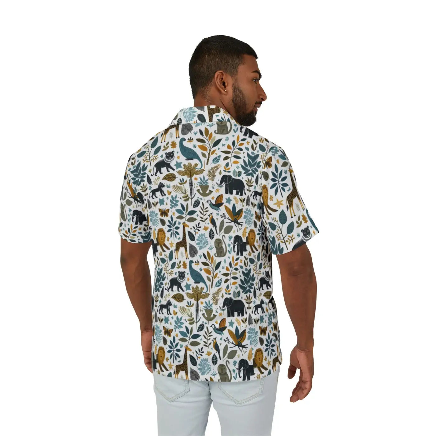 Hawaiian Camp Shirt – Bold Nature Prints - Dipaliz