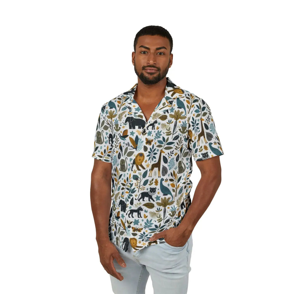 Hawaiian Camp Shirt – Bold Nature Prints - Dipaliz