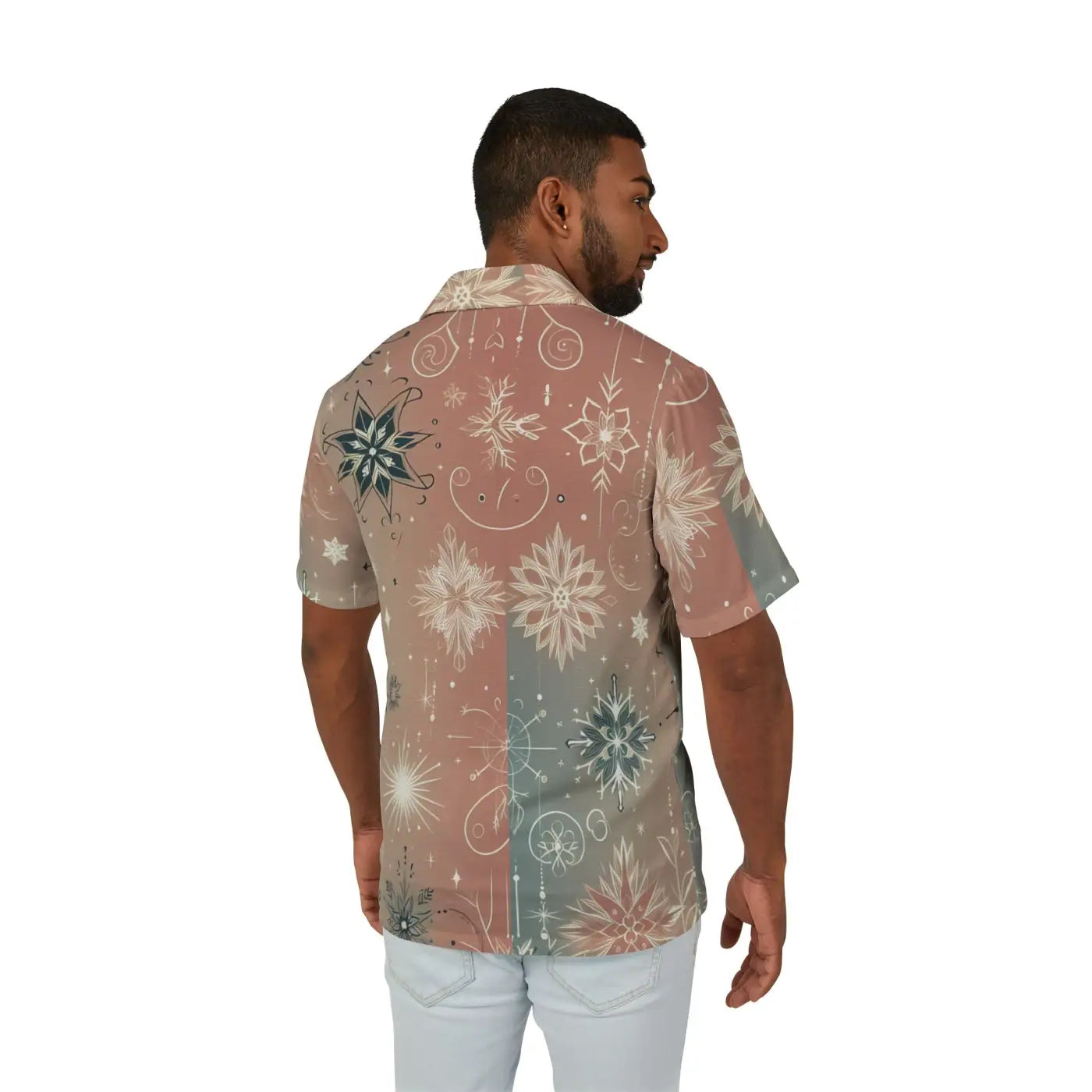 Hawaiian Camp Shirt – Christmas Sparkle - Dipaliz