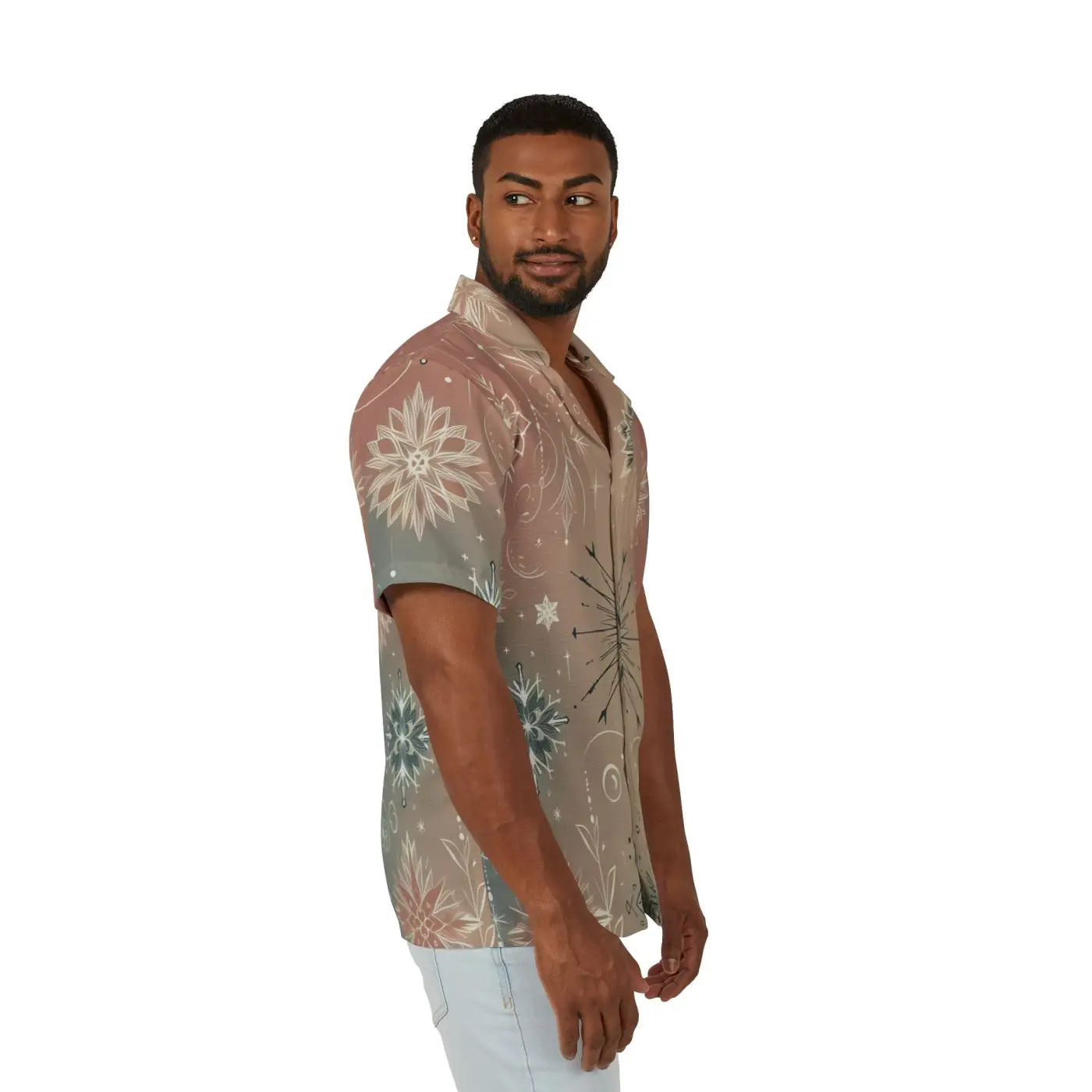Hawaiian Camp Shirt – Christmas Sparkle - Dipaliz