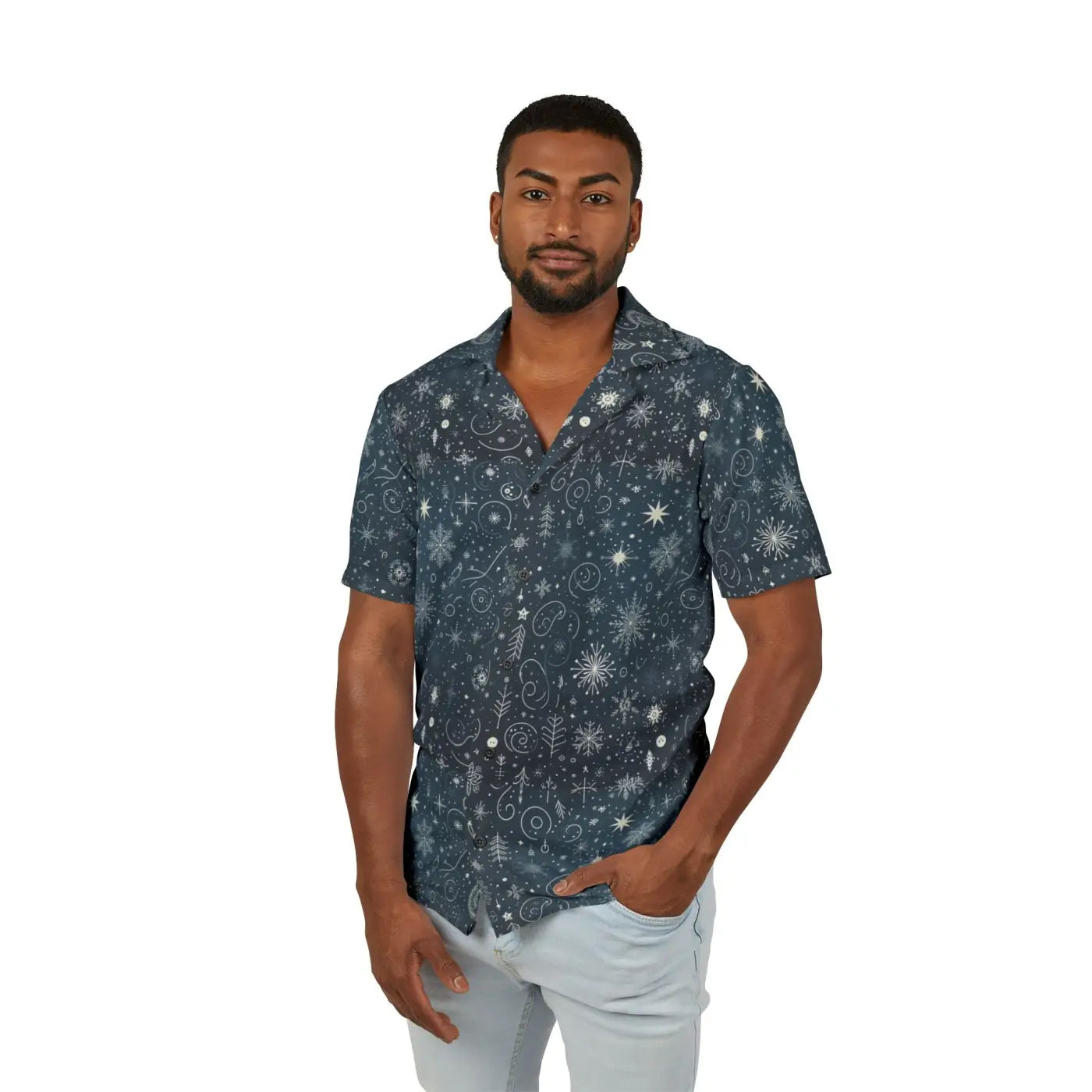 Christmas Hawaiian Camp Shirt – Festive Chic - Dipaliz