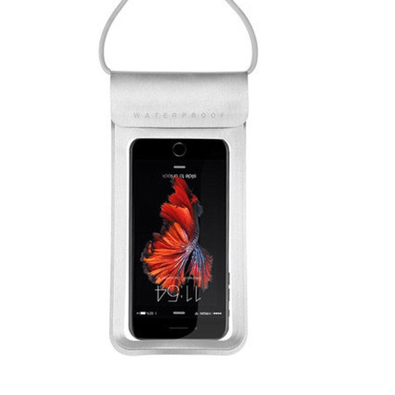 Colorful Universal Waterproof Case For iPhone 12 11 13 Pro Max X Water Proof Bag Mobile Phone Cover Universal Waterproof Phone Pouch for iPhone With Long Lanyard Lightweight Phone Case For Summer