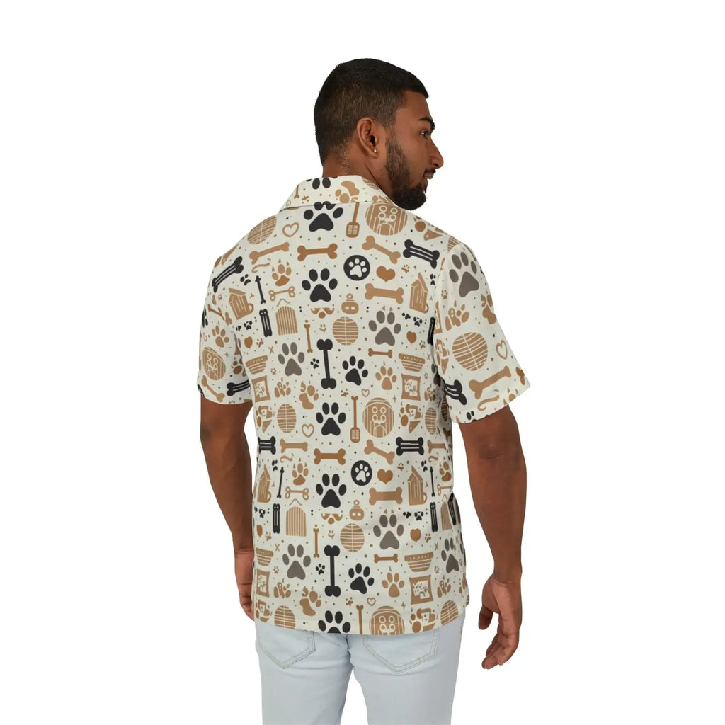 Dog Lover’s Hawaiian Camp Shirt – Summer Style - Dipaliz
