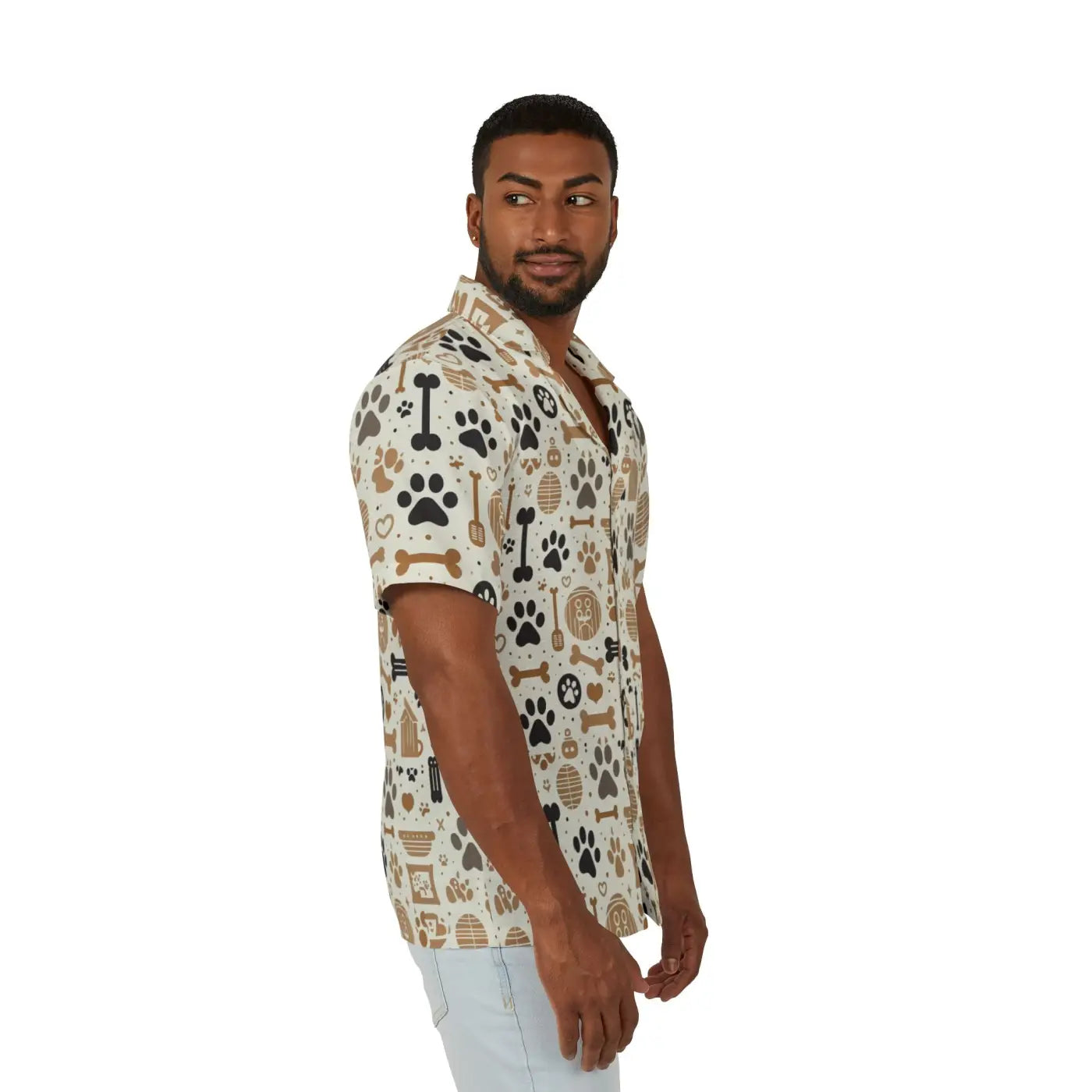 Dog Lover’s Hawaiian Camp Shirt – Summer Style - Dipaliz