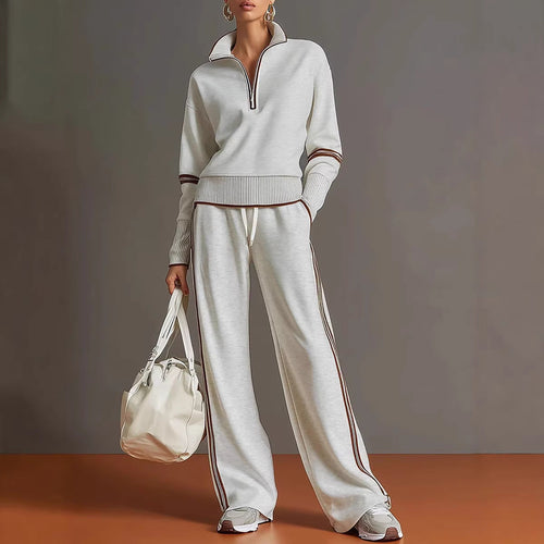 Women’s Casual Long Sleeve Two Piece Sports Set