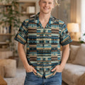 Green Plaid Hawaiian Camp Shirt – Summer Top - Dipaliz