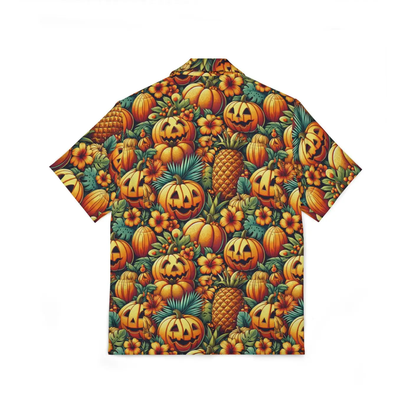 Jack Lantern Hawaiian Camp Shirt – Palm Leaves - Dipaliz