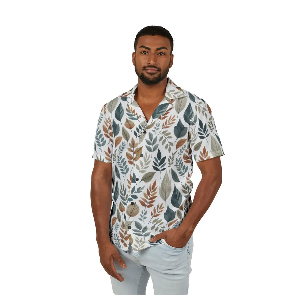 Vibrant Hawaiian Camp Shirt – Tropical Linen - Dipaliz