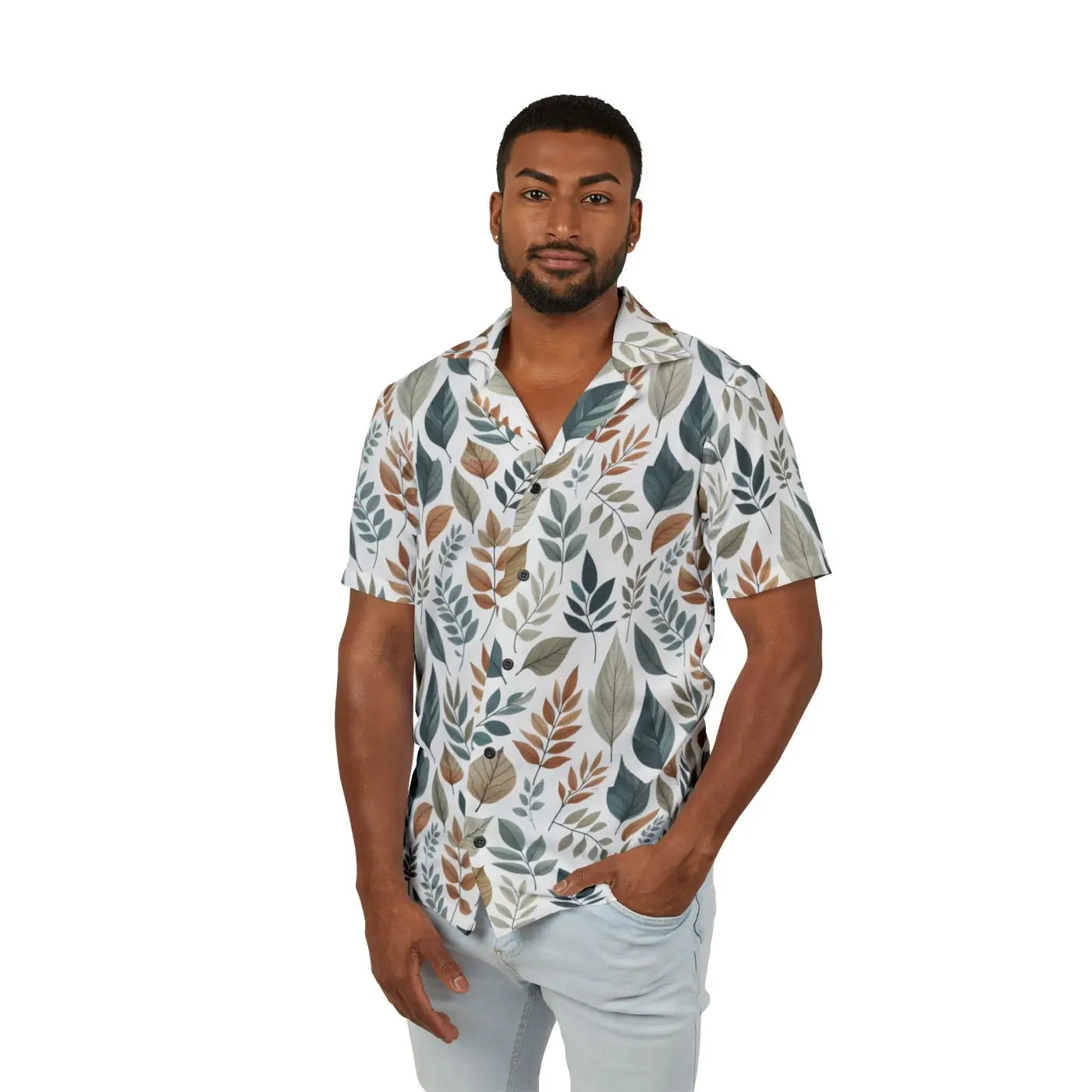 Vibrant Hawaiian Camp Shirt – Tropical Linen - Dipaliz