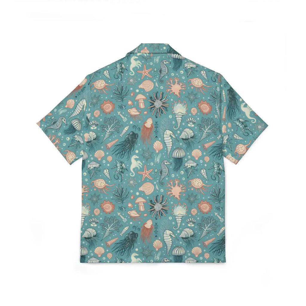 Vibrant Hawaiian Camp Marine Animals Linen - Dipaliz