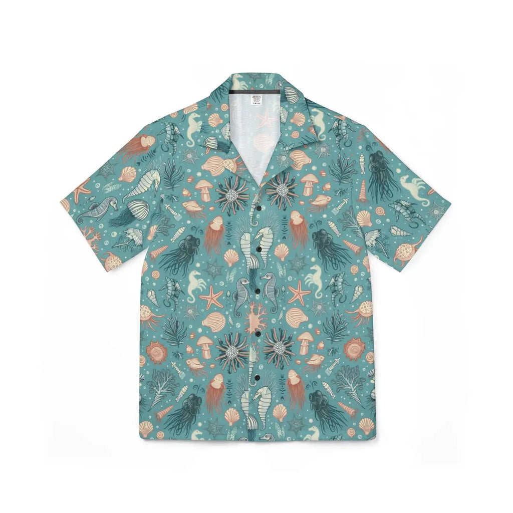 Vibrant Hawaiian Camp Marine Animals Linen - Dipaliz