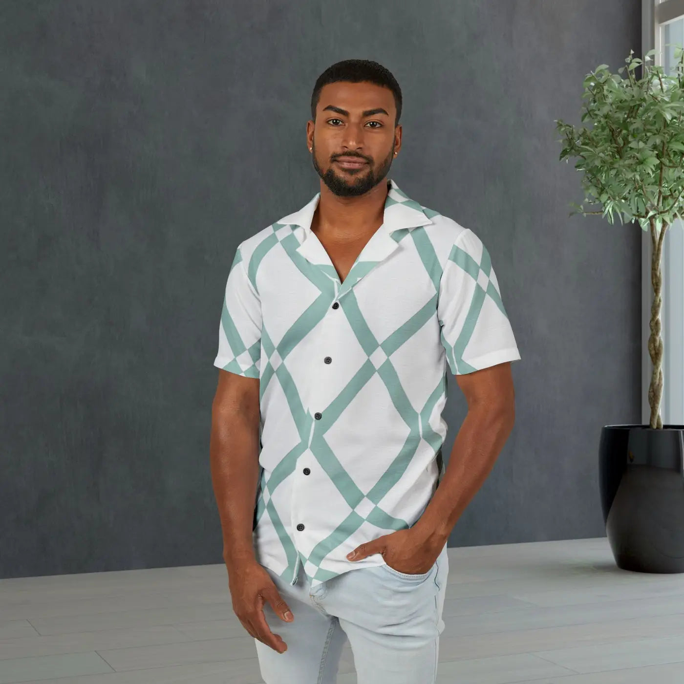 Hawaiian Camp Shirt – Breathable Fabric - Dipaliz