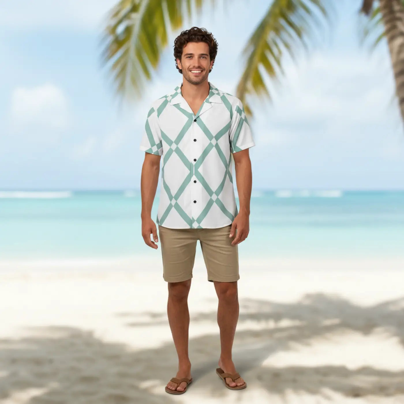 Hawaiian Camp Shirt – Breathable Fabric - Dipaliz