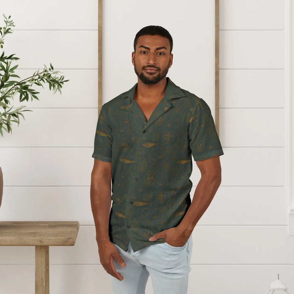 Hawaiian Camp Shirt – Tropical Flair Cotton - Dipaliz