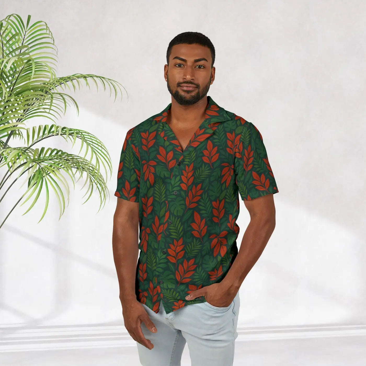 Hawaiian Camp Shirt – Floral Summer Cotton - Dipaliz