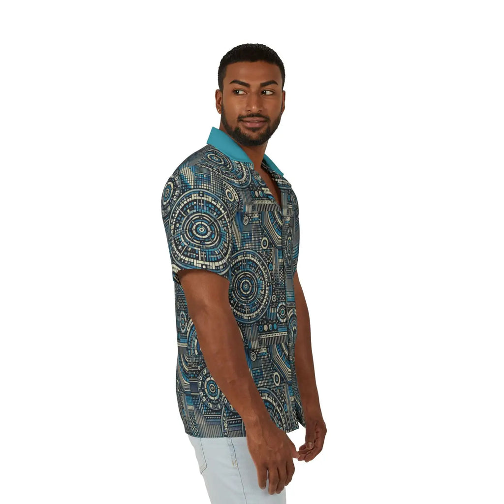 Hawaiian Camp Shirt – Vibrant Summer Beach Vibes - Dipaliz
