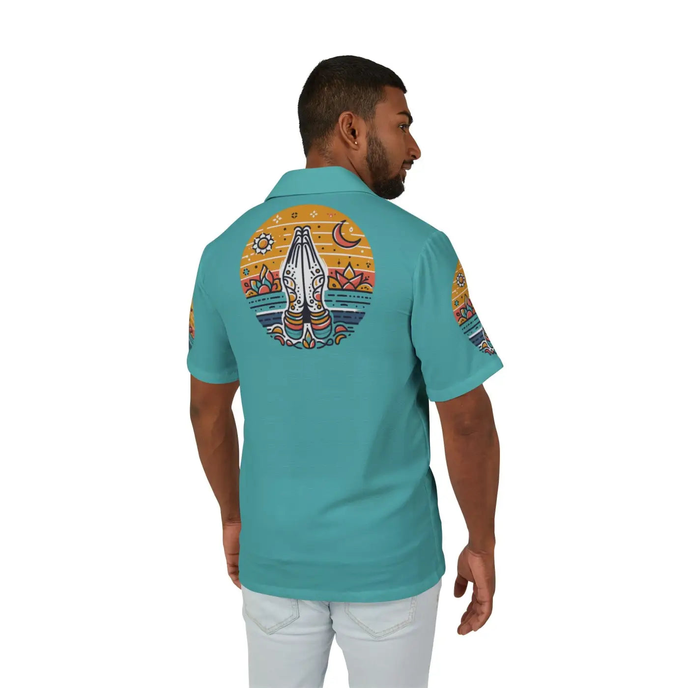 Men’s Namaste Hawaiian Camp Shirt – Summer - Dipaliz