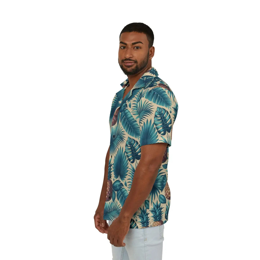 Tropical Hawaiian Camp Shirt – Linen Style - Dipaliz