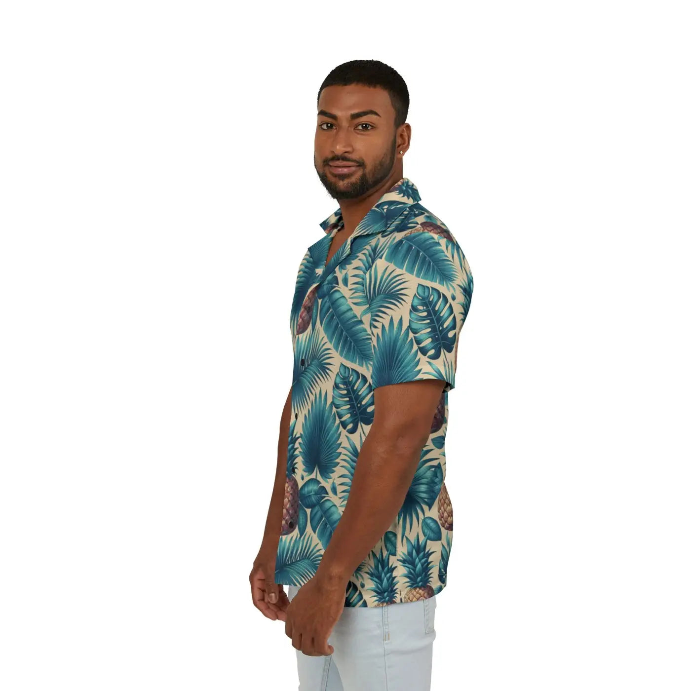 Tropical Hawaiian Camp Shirt – Linen Style - Dipaliz