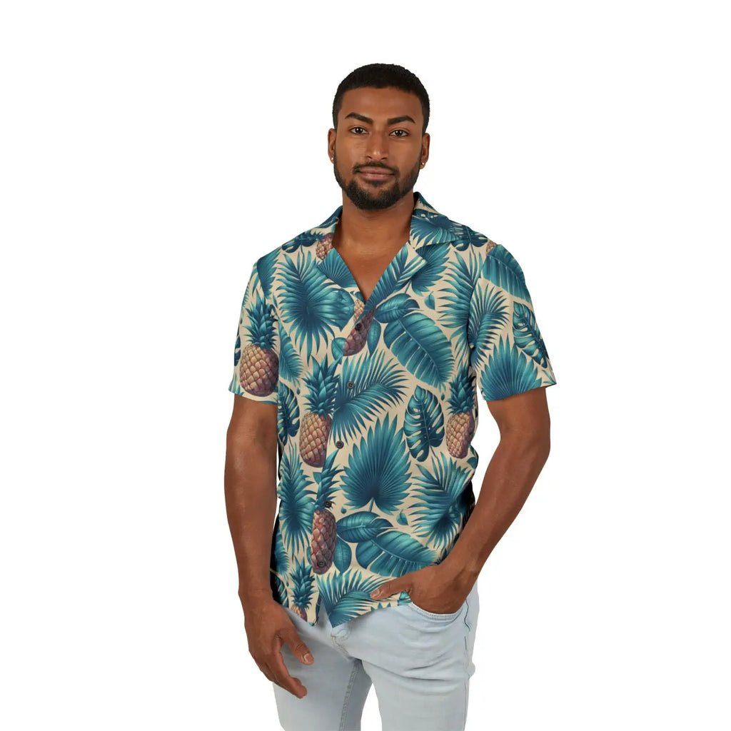 Tropical Hawaiian Camp Shirt – Linen Style - Dipaliz