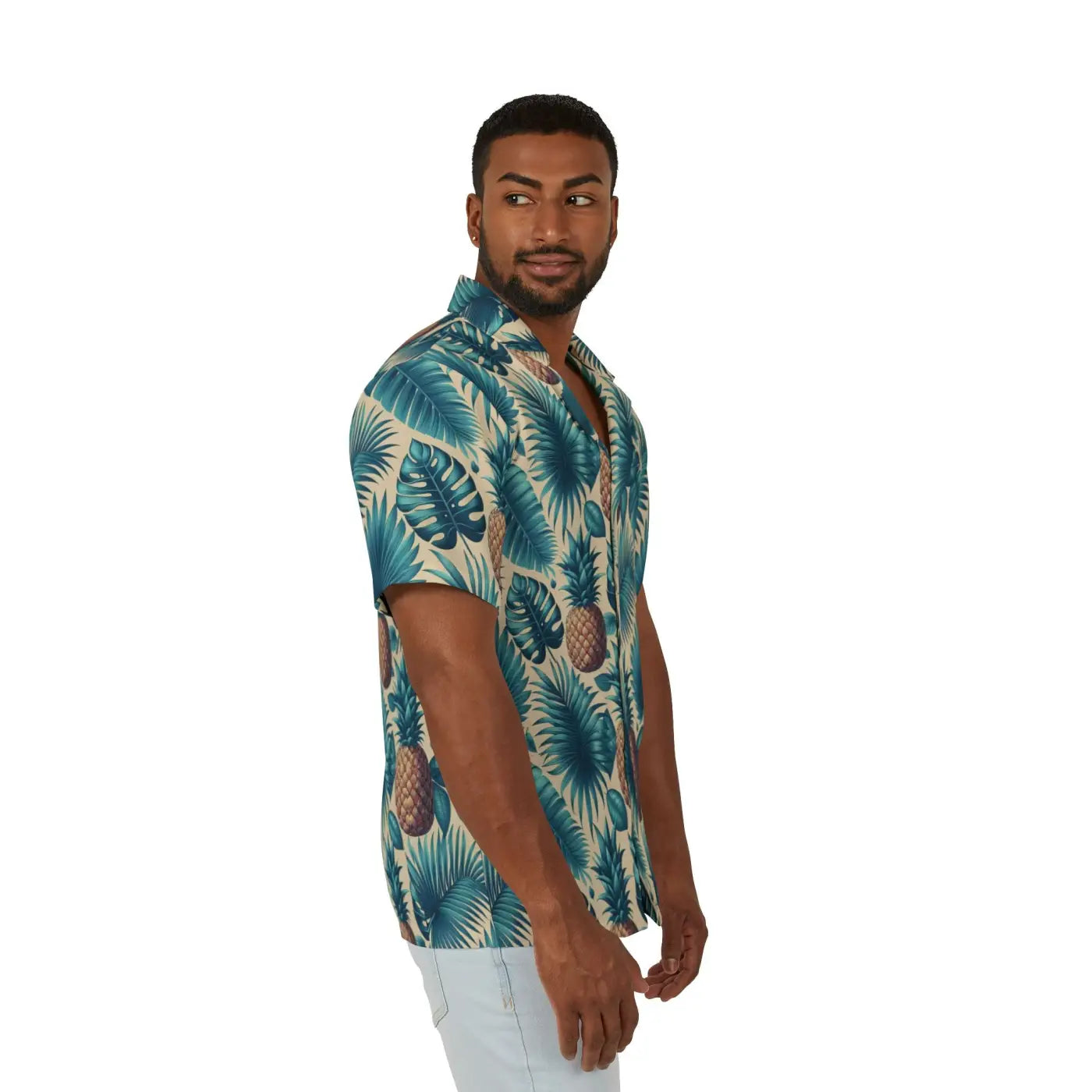 Tropical Hawaiian Camp Shirt – Linen Style - Dipaliz