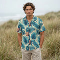 Tropical Hawaiian Camp Shirt – Linen Style - Dipaliz