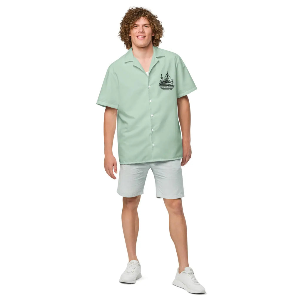 Sail Ship Hawaiian Shirt – Moisture Wicking - Dipaliz