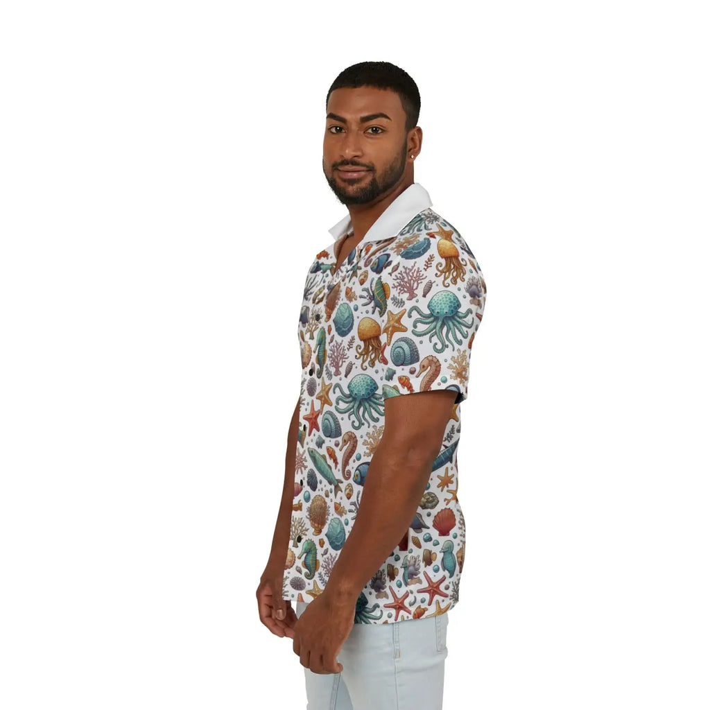 Sea Horse Hawaiian Camp Shirt – Dye Sublimation - Dipaliz