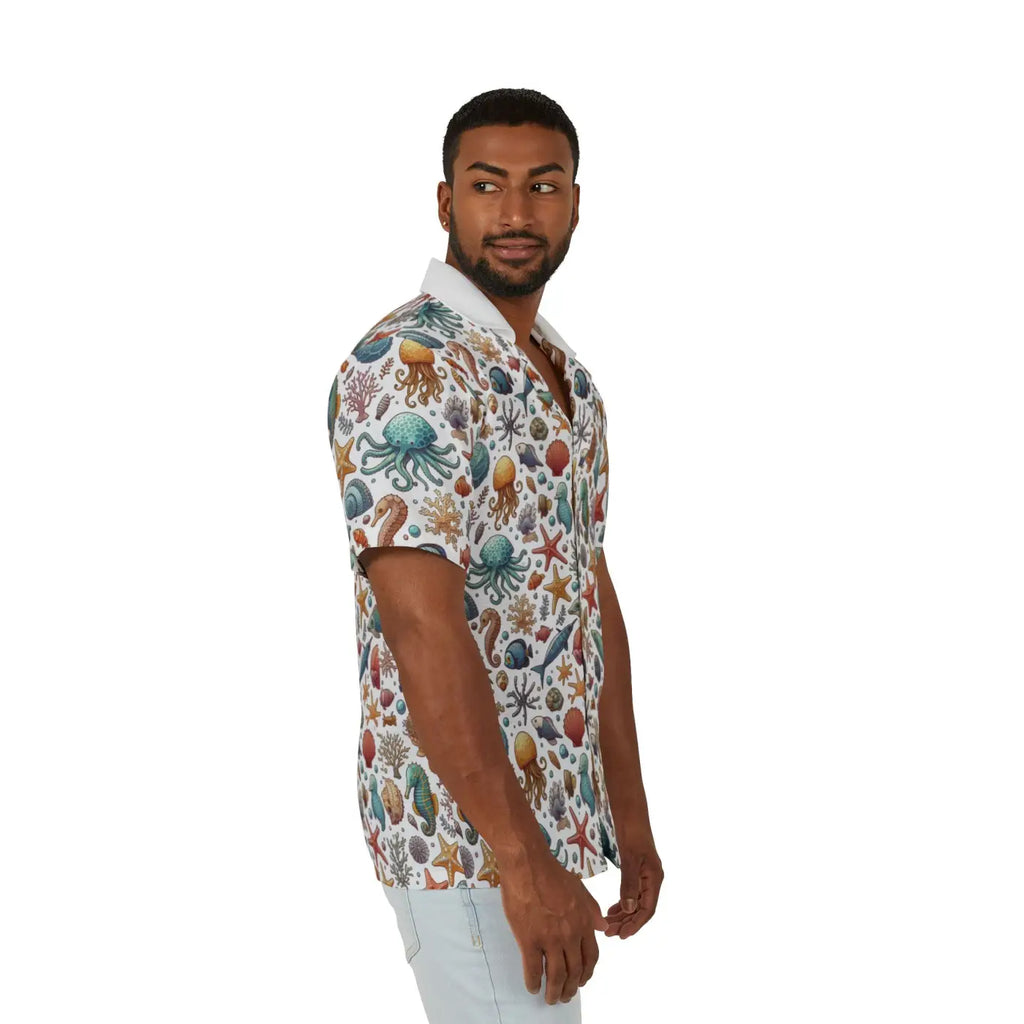 Sea Horse Hawaiian Camp Shirt – Dye Sublimation - Dipaliz